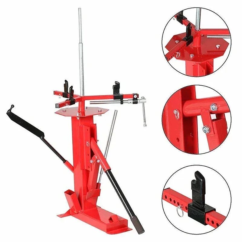 Купить самодельный шиномонтажный станок Manual Tire Raking Machine, Auto Motorcycle Tire Raking and Tyre Remover, Portab