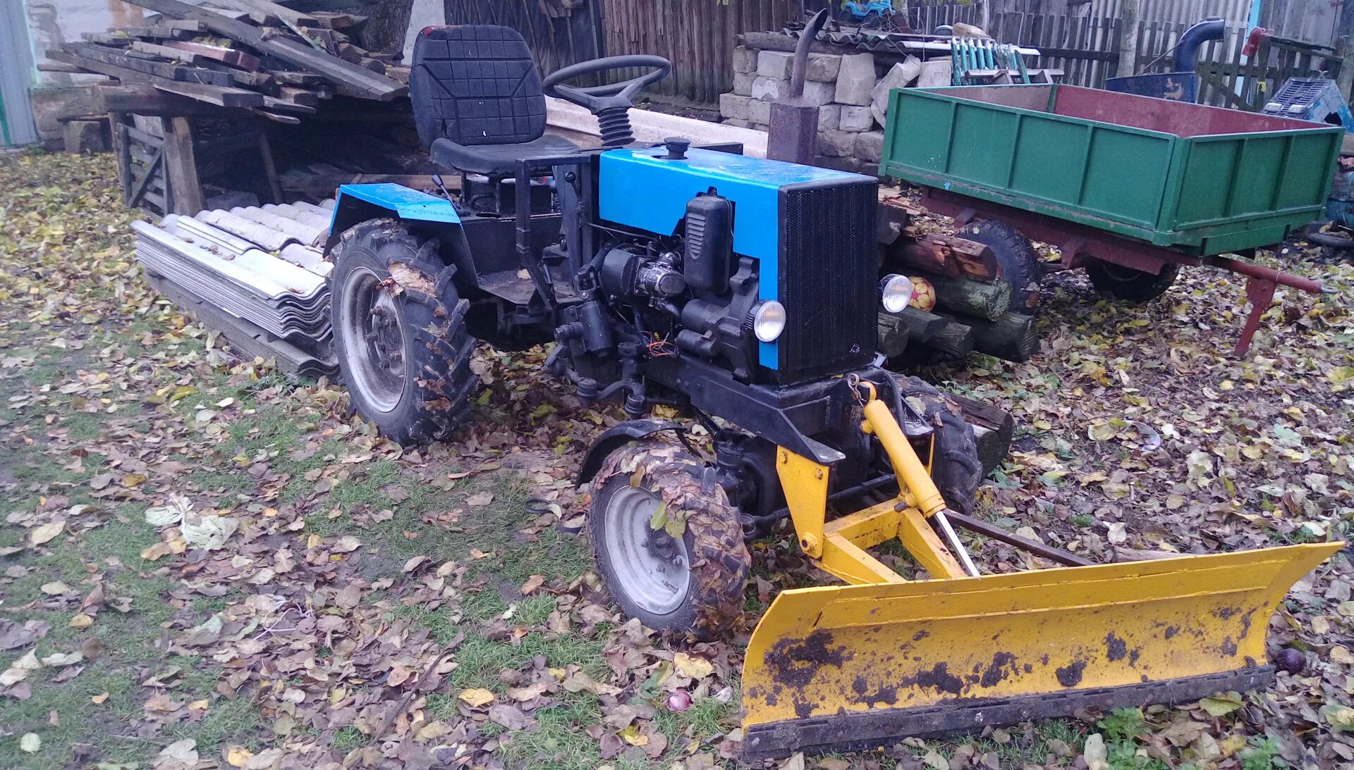 Купить самодельный трактор в алтайском крае Самодельный мини трактор 4х4 - DRIVE2