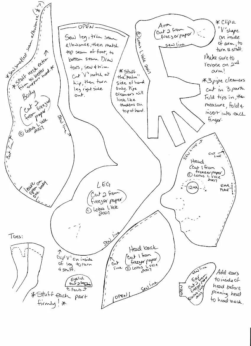 Леший выкройка своими руками Body parts for the trolls/hobbits Art dolls cloth, Sewing dolls, Soft sculpture 
