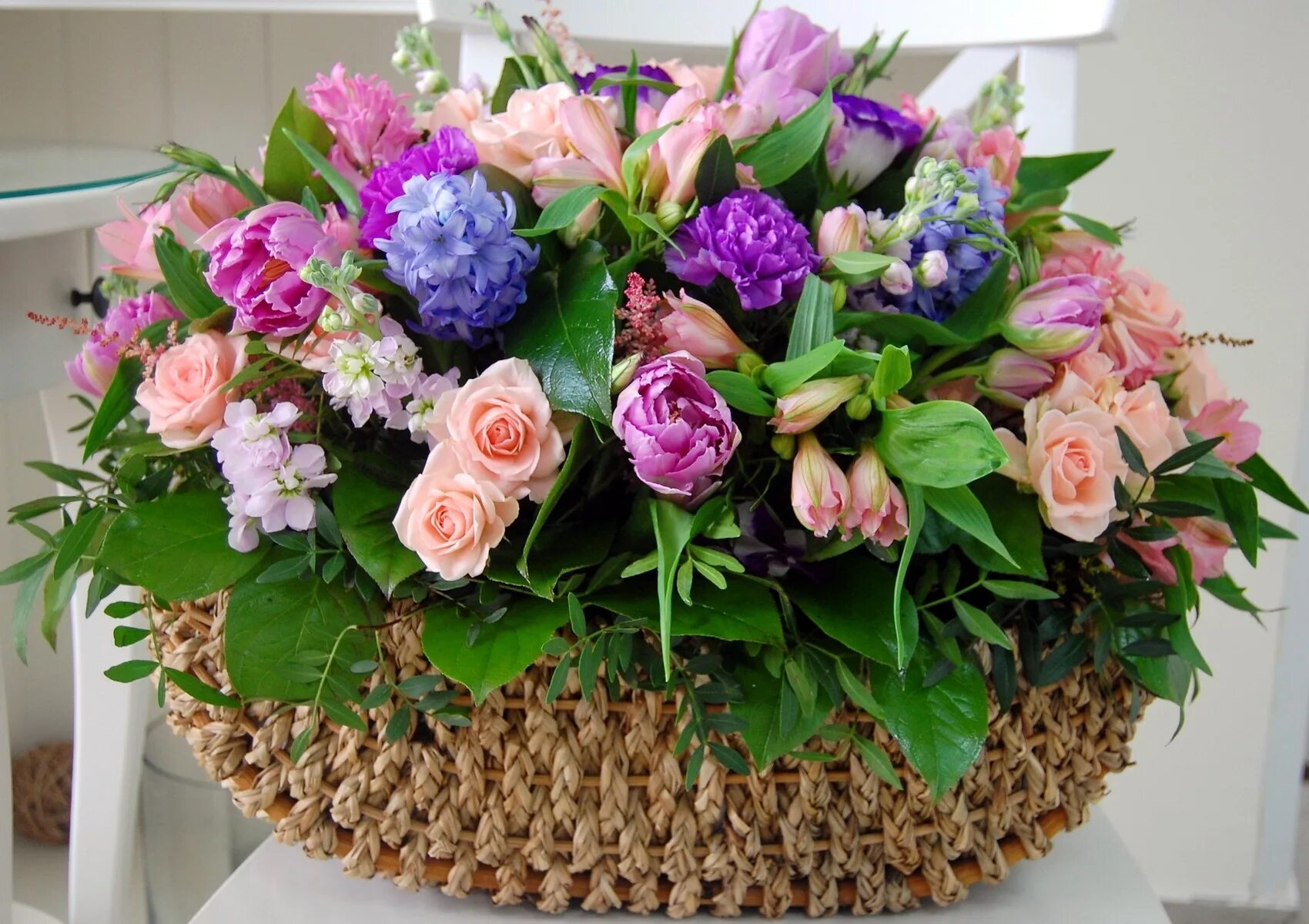 Лесибертс букеты фото Achtergronden : rozen, hyacinten, bloemen, lied, schoonheid, decoratie 1700x1200