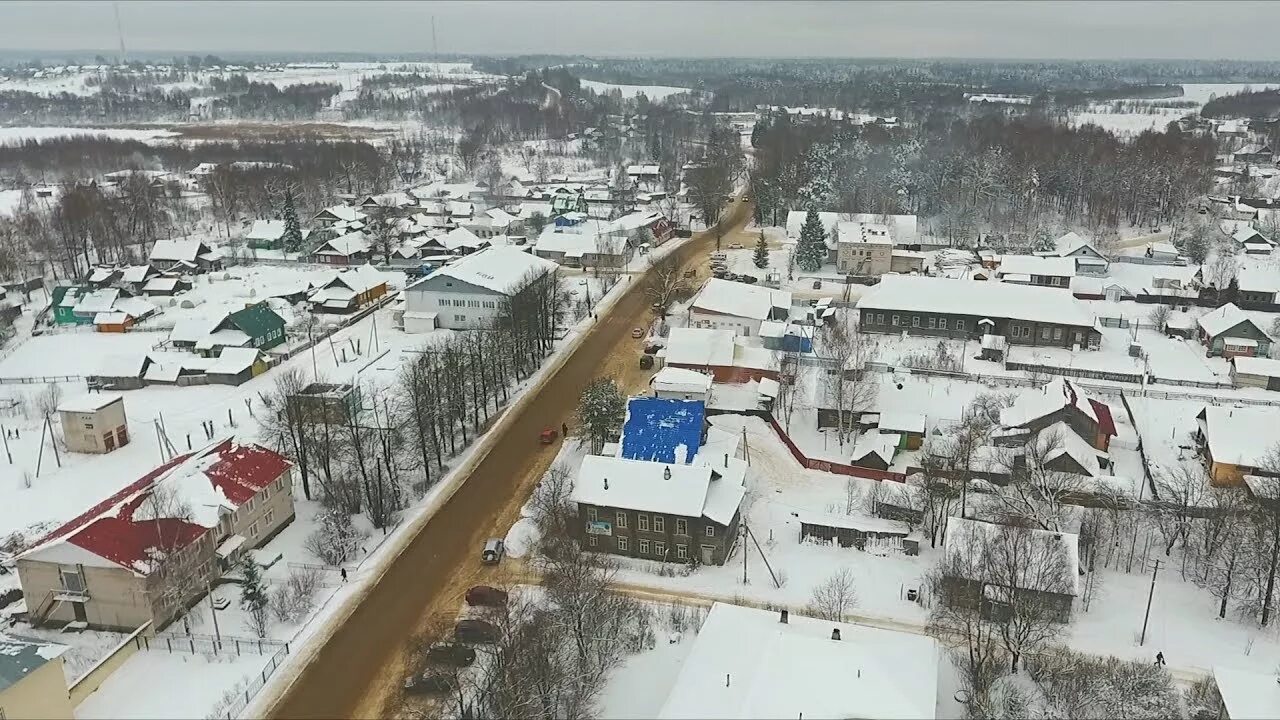Лесное тверская область фото Село Лесное с высоты птичьего полета / Тверская область - YouTube