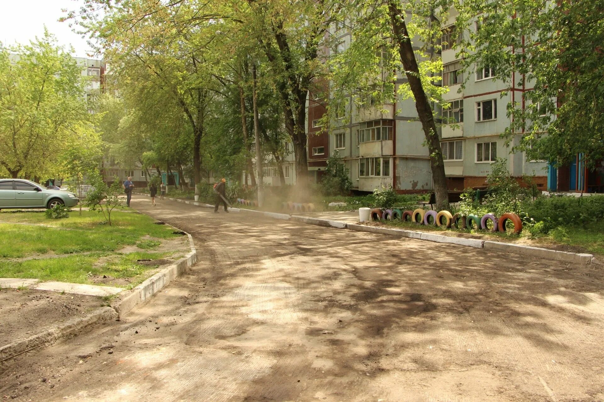 Лесной двор ул благининой 2а фото Двор лета