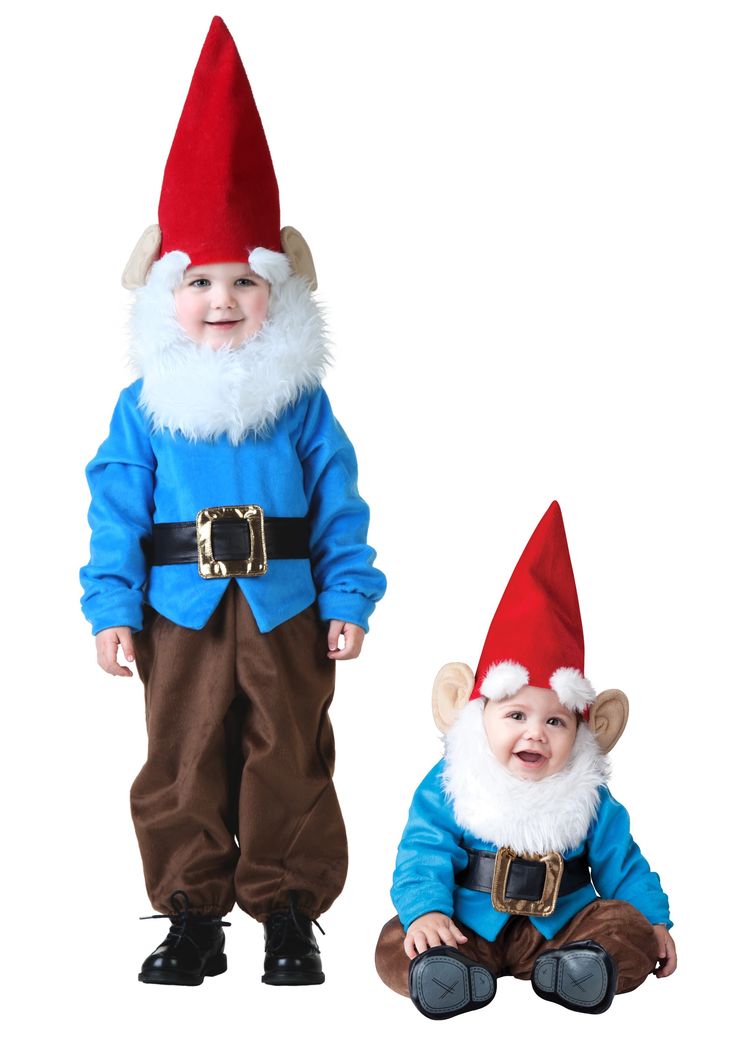 Лесной гном фото костюм Lil Garden Gnome Costume Garden gnomes costume, Gnome costume, Gnome garden