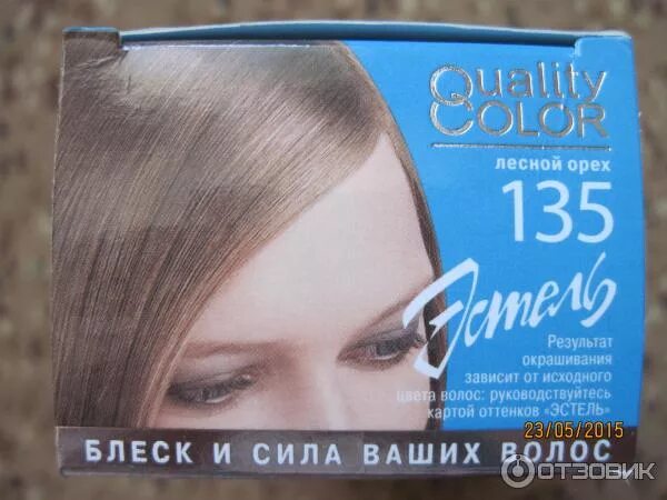 Лесной орех фото волос эстель Отзыв о Гель-краска для волос Эстель Quality Color неожиданный цвет волос в итог
