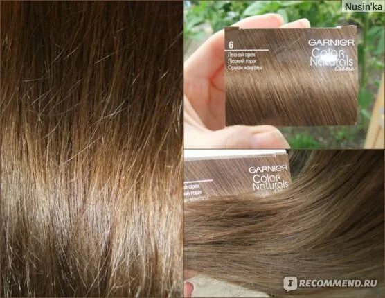 Лесной орех гарньер отзывы с фото краска Краска для волос Garnier Color naturals creme - "Оттенок 6 "Лесной орех",вроде и