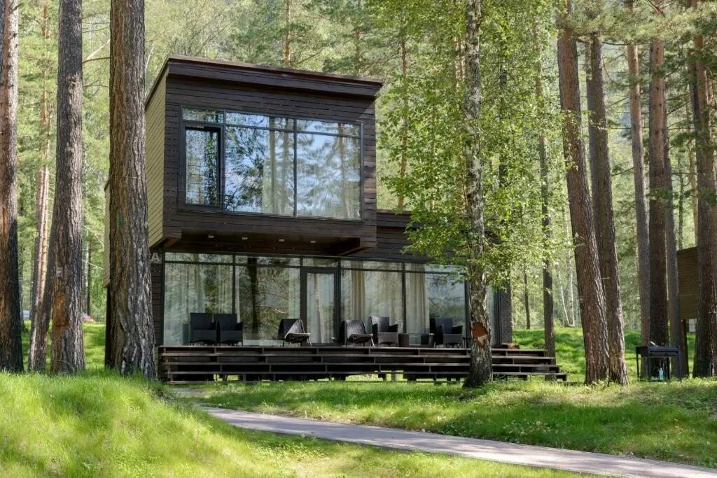 Лесной отель фото Отель Алтика, Усть-Муны, цены от 5500 руб. 101Hotels.com