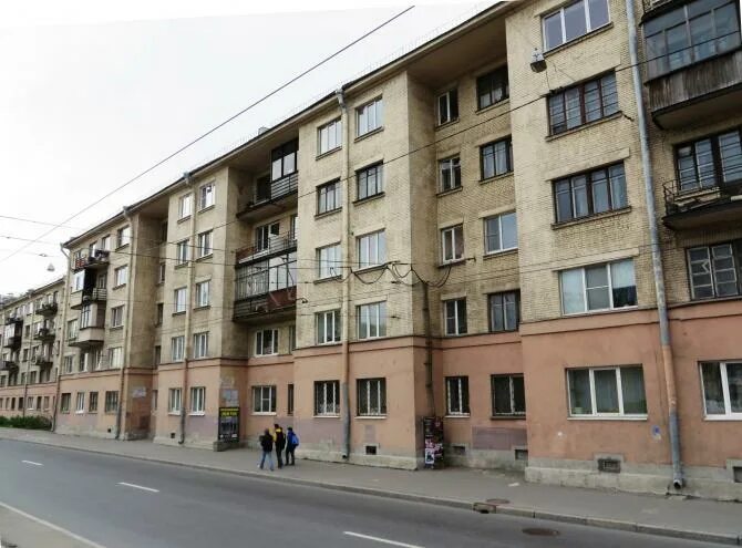 Лесной проспект фото Жилой комплекс "Городок текстильщиков" (по Лесному пр.), Конструктивизм, Архитек