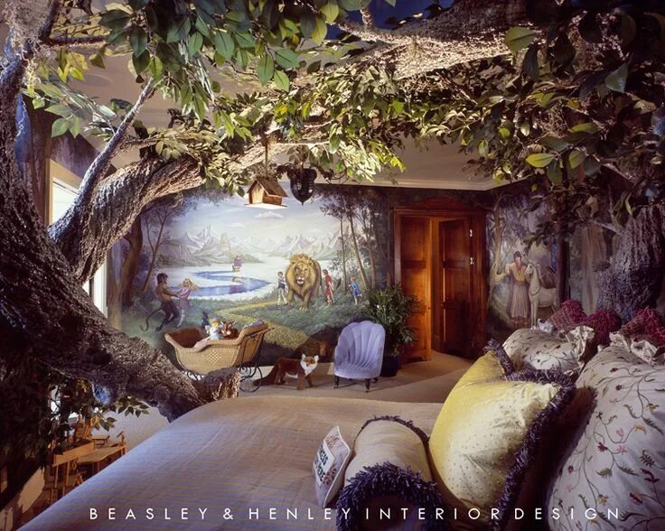 Лесной стиль в интерьере как называется Beasley & Henley - Award Winning Interior Design Fantasy bedroom, Room themes, N