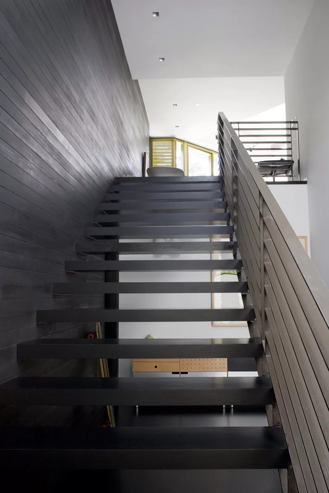 Лестница фото серый цвет Photo 1 of 1 in Stairs and railing by Skyler Johnson from Designed In-House - Dw