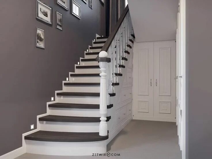 Лестница фото серый цвет Pin auf Haus