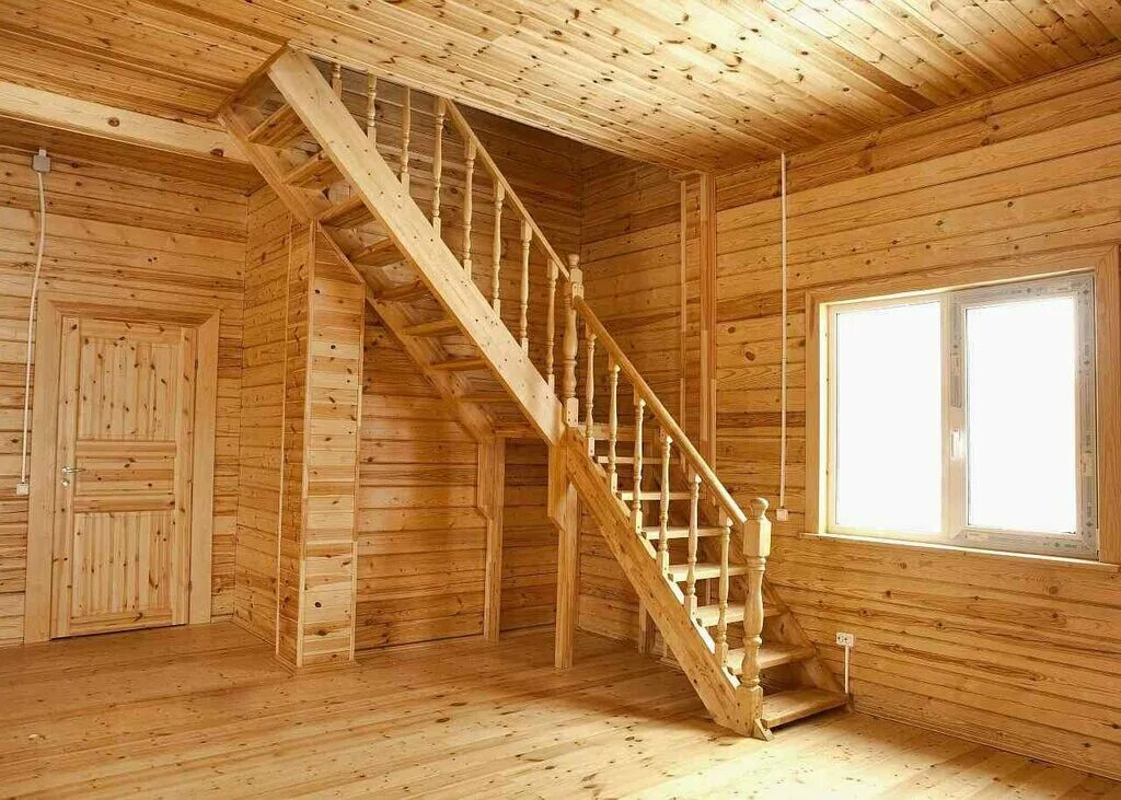 Лестница из бруса фото Vsyo dlya dachi, woodworking enterprise, Vologda Region, Cherepovetskiy rayon, I
