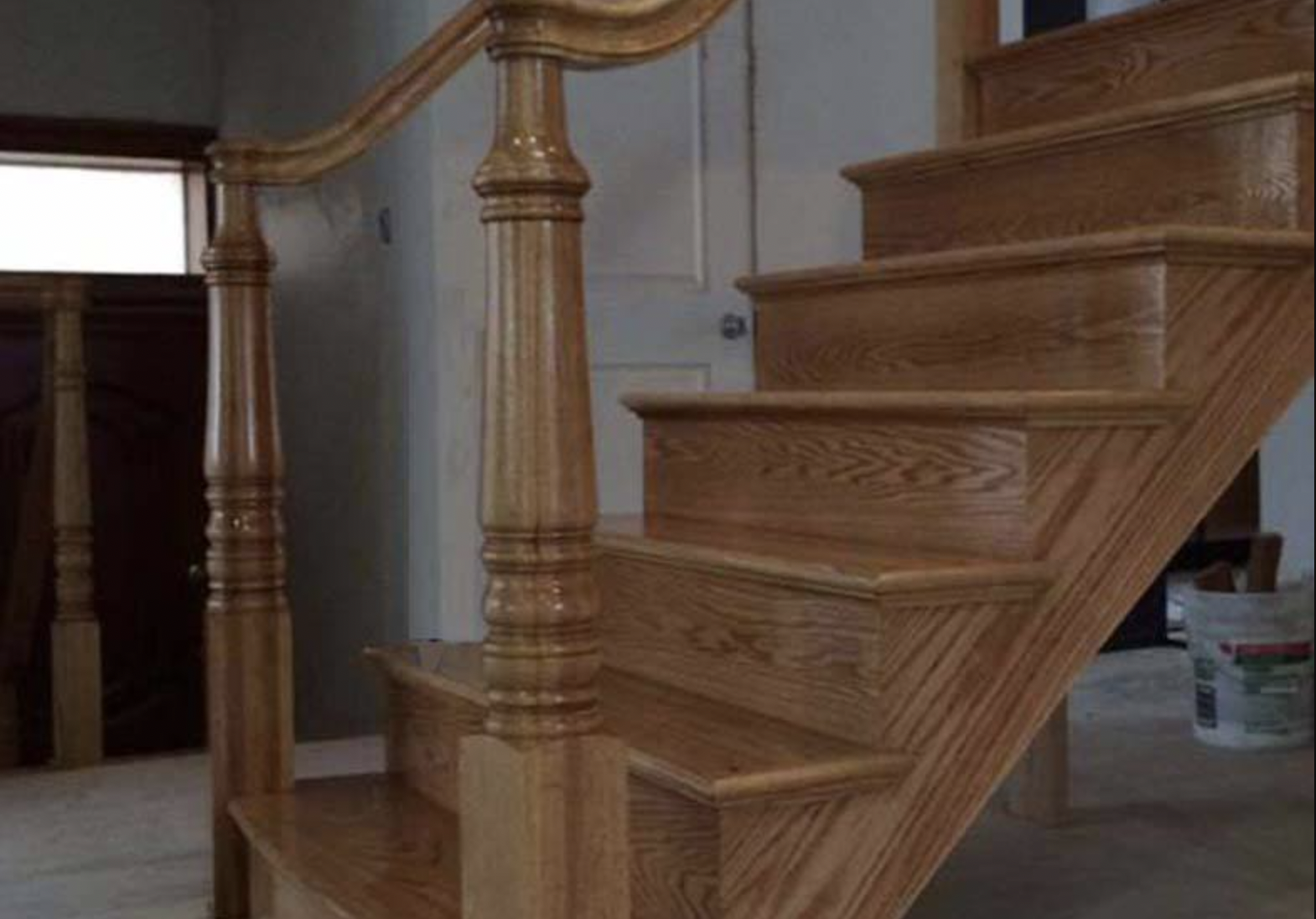 Лестница из дуба фото Лестницы из дуба