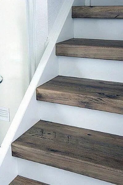 Лестница из ламината фото 66 Unique Painted Stairs Ideas for Inspiration in 2024 Painted stairs, Diy stair