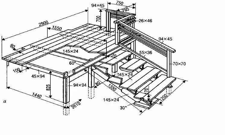 Лестница из металла для крыльца чертеж Mobile home additions guide: ideas, cost, pictures, floor plans Homes Direct