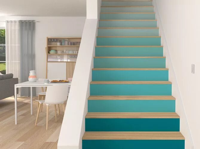 Лестница крашены фото Comment décorer un escalier ? - Elle Décoration Decoration escalier, Conception 