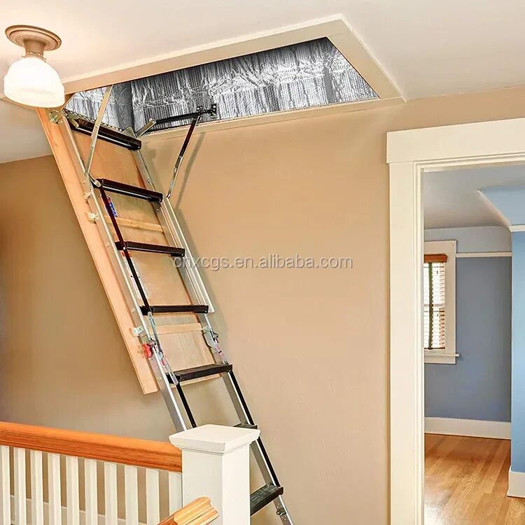 Лестница на чердак на улице фото R-value 15.3 Extra Thick Fireproof Attic Stairway Insulator Bubble Cover - Buy I
