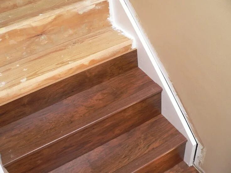 Лестница отделка ламинатом фото Flooring On Stairs Pergo Laminate Flooring On Lake Chatuge in 2020 Pergo laminat