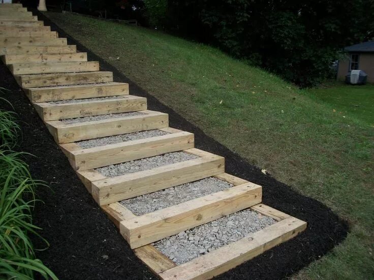 Лестница сделать на даче фото landscaping ideas stair Petty's Landscaping Inc. - "Quality Landscaping With Per