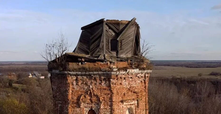 Лестница село костино 32 фото ПОД РЯЗАНЬЮ ОБРУШИЛСЯ КУПОЛ БОГОЯВЛЕНСКОЙ ЦЕРКВИ В СЕЛЕ КОСТИНО "Ау, липовые бор