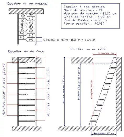 Лестница утиный шаг чертеж расчет Escalier à pas décalés . Escalier japonais, Escalier, Petit escalier