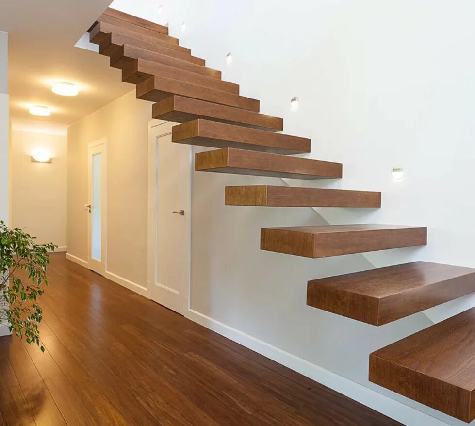 Лестница в дом варианты фото Flooring - Модернизм - Лестница - Финикс - от эксперта Phoenix Hardwood Floors H