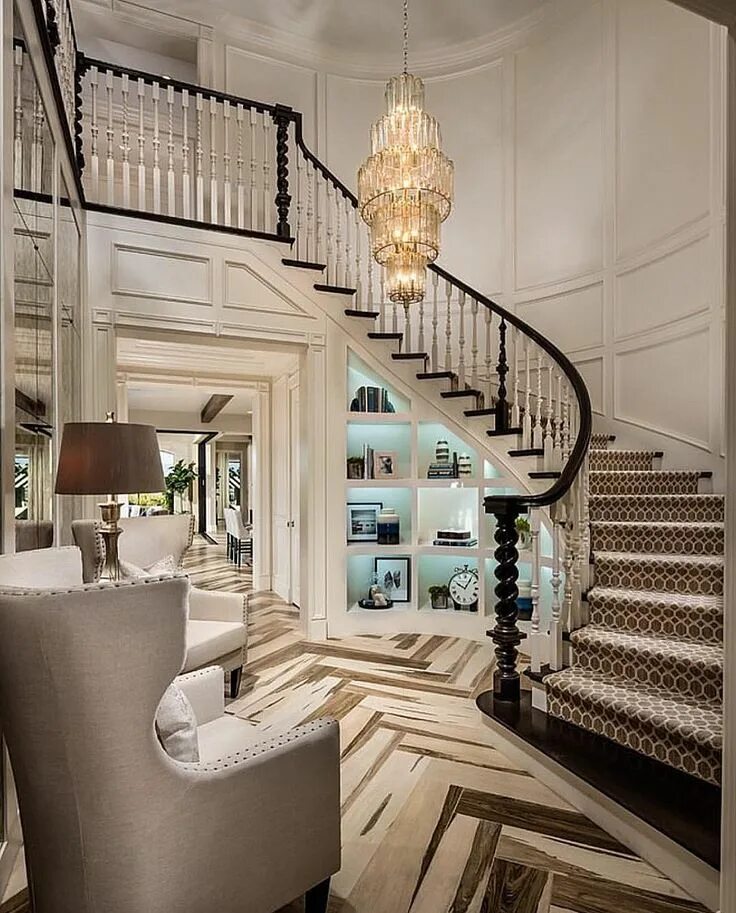 Лестница в интерьере стили Instagram photo by Interior Design * May 10, 2016 at 5:07am UTC Foyer design, Ho