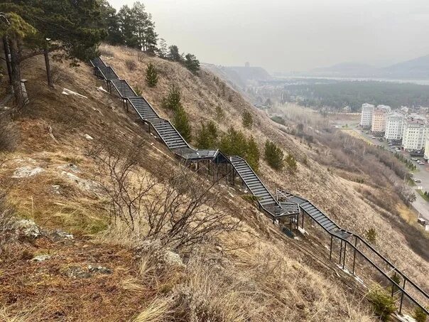 Лестница в красноярске фото Good afternoon ! 2022 Красноярск, которого нет VK