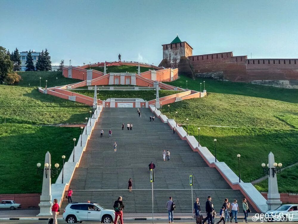 Лестница в нижнем новгороде фото Нижний Новгород: достопримечательности, что посмотреть