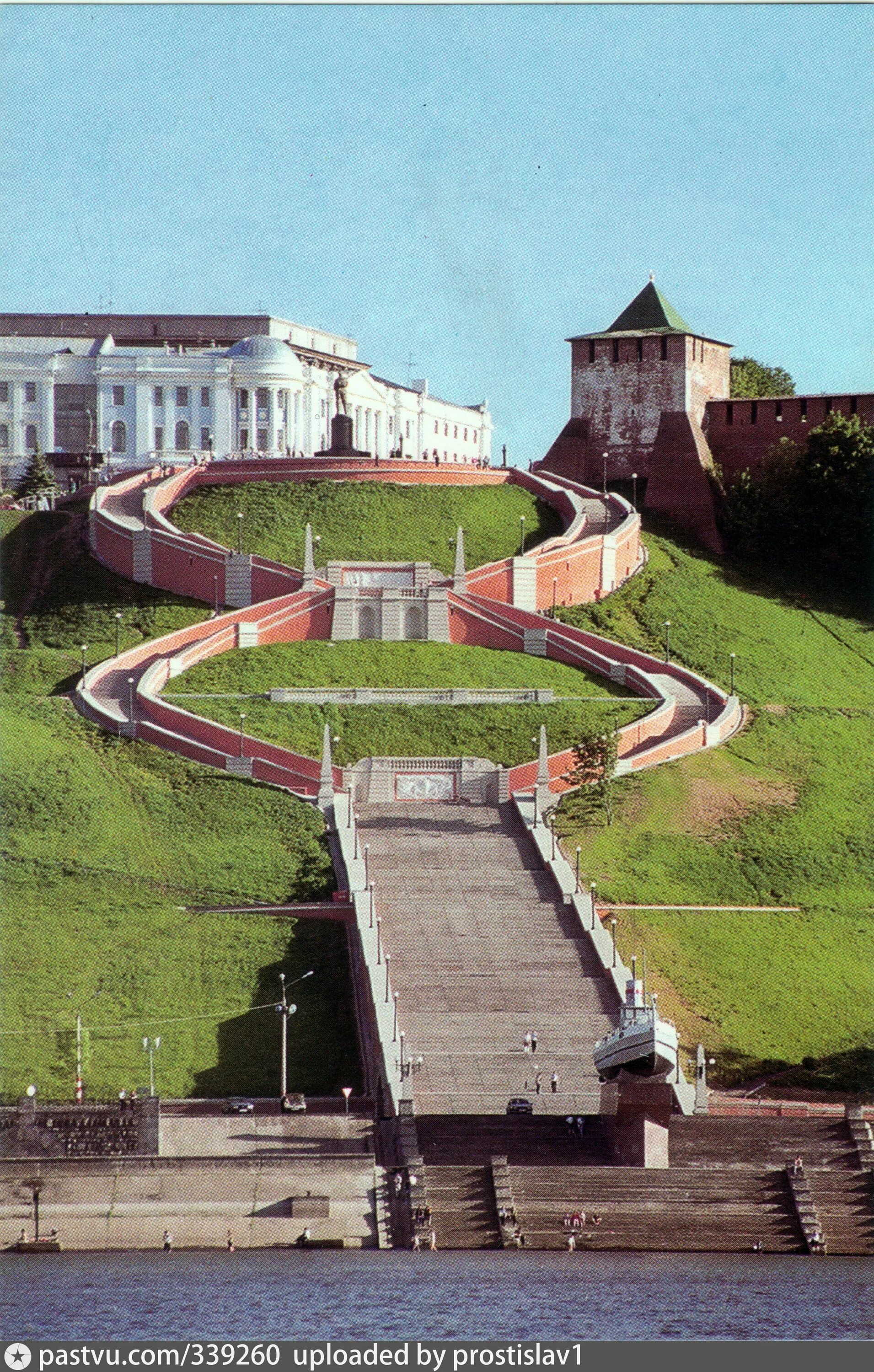 Лестница в нижнем новгороде фото Чкаловская лестница - Фотографии прошлого