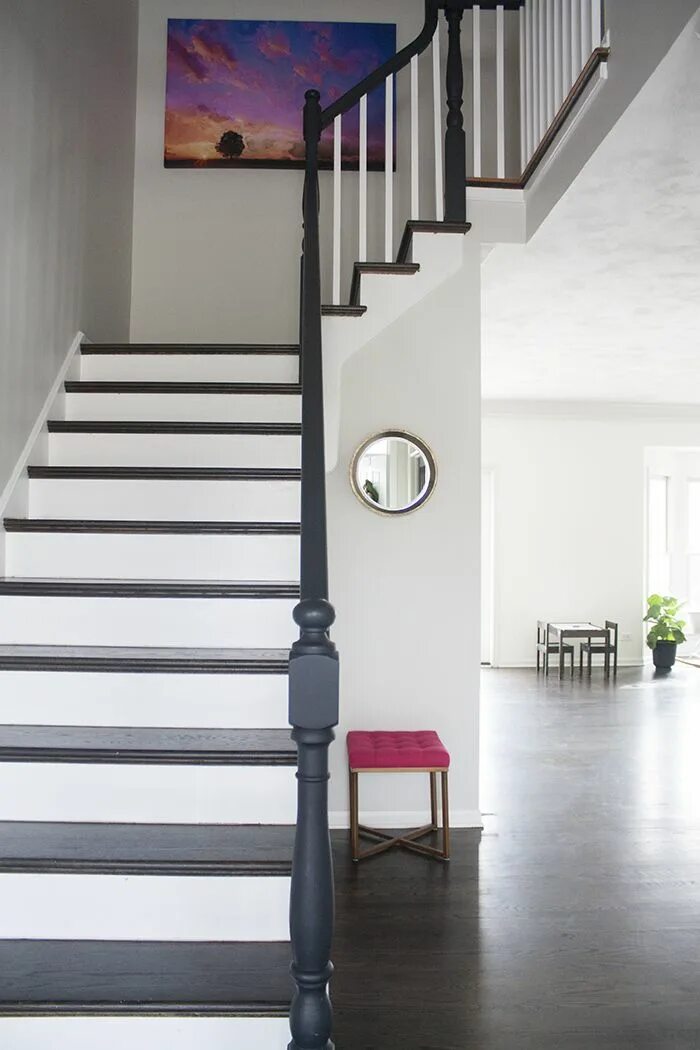 Лестница в сером цвете в интерьере Pin on Sister's House