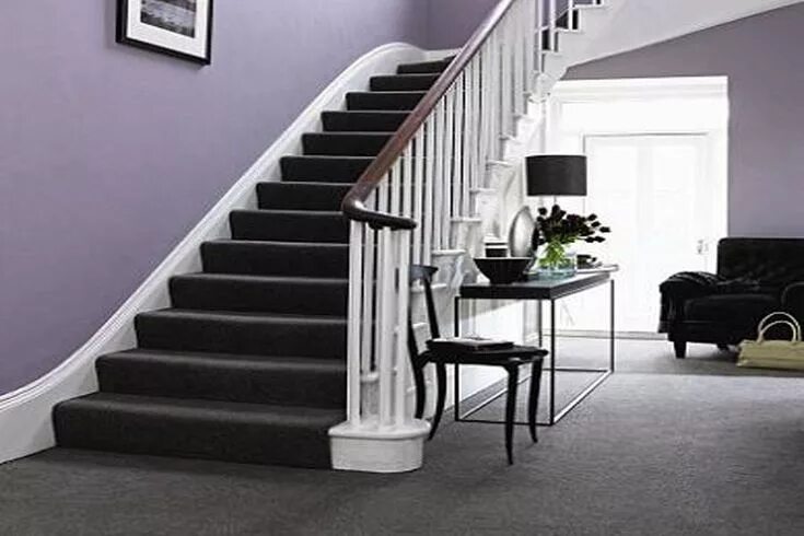 Лестница в сером цвете в интерьере 37 Amazing Stairs Design Picture you Must See Carpet stairs, Stair decor, Baseme