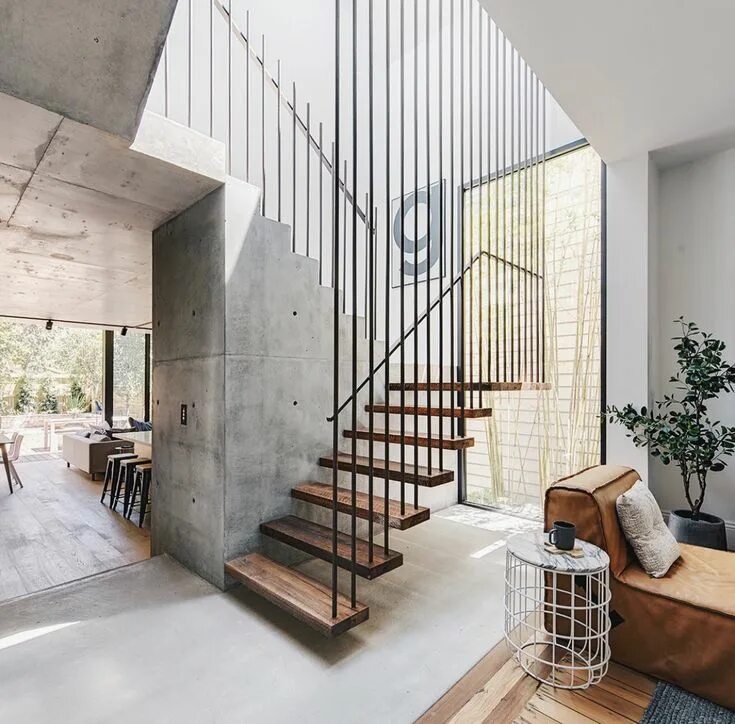 Лестница в современном стиле в интерьере Pin by Brittney Dunn on Coffee Staircase design, Home stairs design, Interior st