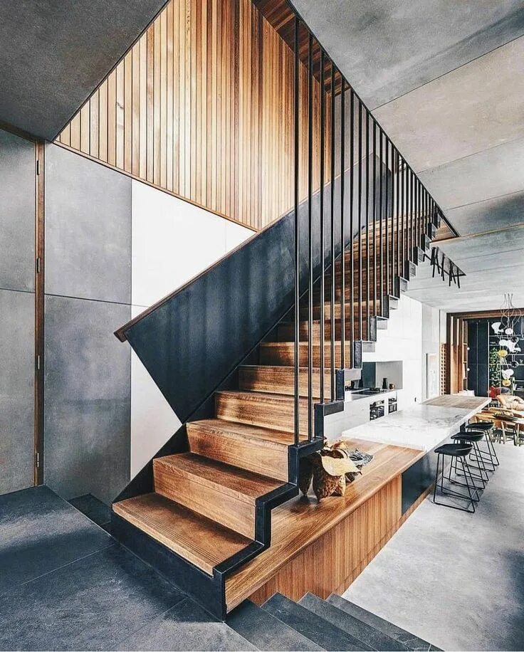 Лестница в современном стиле в интерьере Minimal Interior Design Inspiration 222 UltraLinx Stairs, Stairway design, Stair