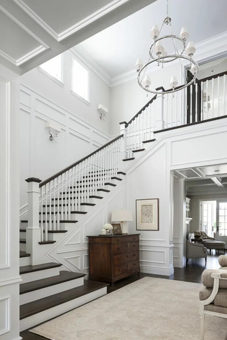 Лестница в светлом интерьере дома staircase Architectural Detail Design Detail Foyer Gallery Hallway Staircase Vig