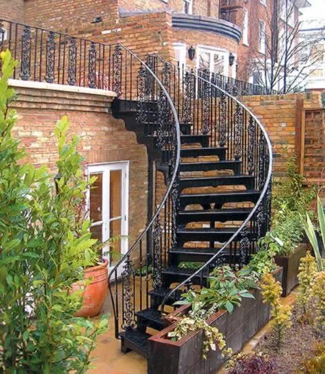 Лестница возле дома фото Plants make everything better. Exterior stairs, Staircase outdoor, Outdoor stair