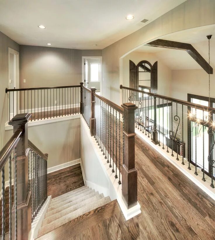 Лестница второй этаж дизайн фото Bickimer Homes New Home Builder in Kansas City Dream house, New home builders, H