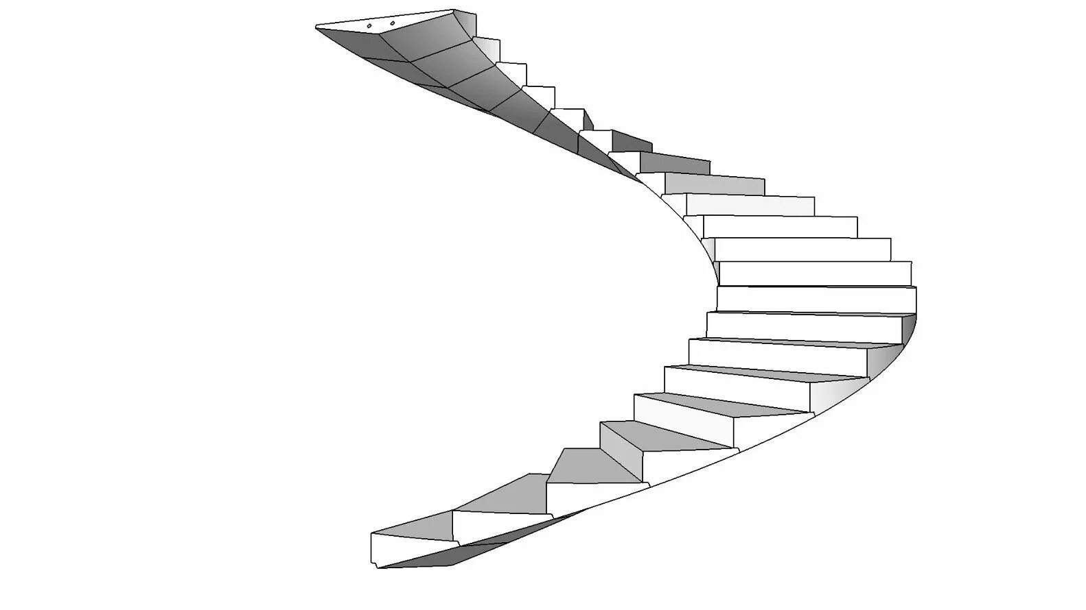 Лестница вверх чертеж Gallery of See The Engineering Behind This Floating, Award-Winning Stone Helical