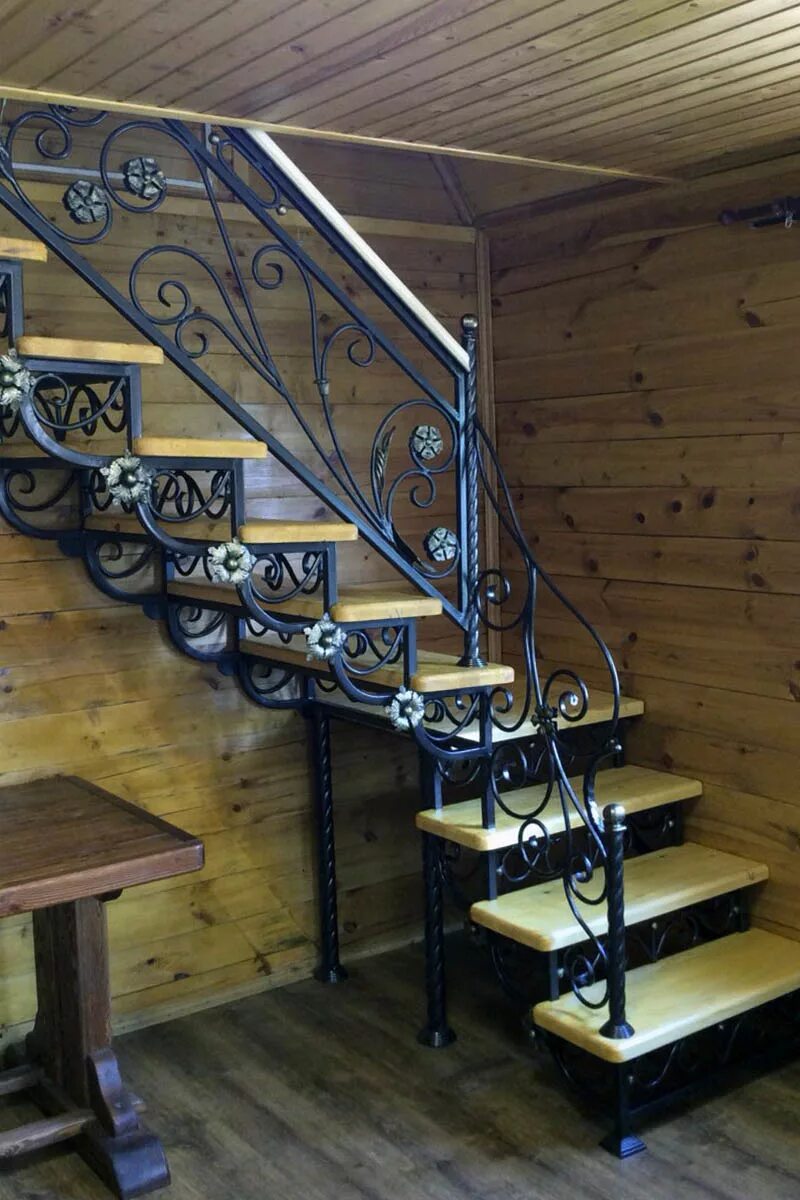 Лестница железная в частном доме фото Кованные лестницы в Домодедово Производство тротуарной плитки. Кованные изделия.