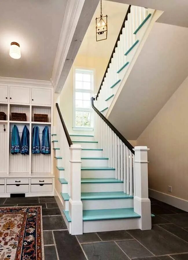 Лестницу покрасить в частном доме фото 44 Bold Decorating Ideas for Turquoise Rooms Color Board Inspiration in 2019 Hou