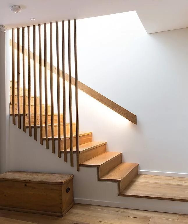 Лестницы без перил фото Stiegengeländer Stiegengeländer, Moderne treppen, Treppe haus