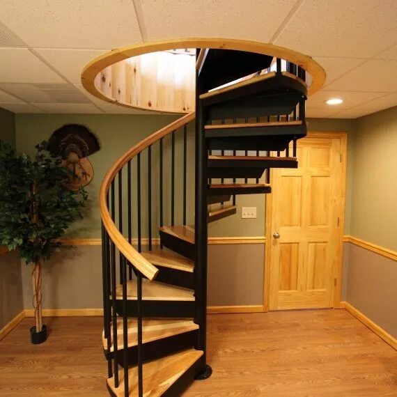 Лестницы на мансарду фото Spiral Stair Gallery - Find Design Inspiration Salter Spiral Stair Stairs design