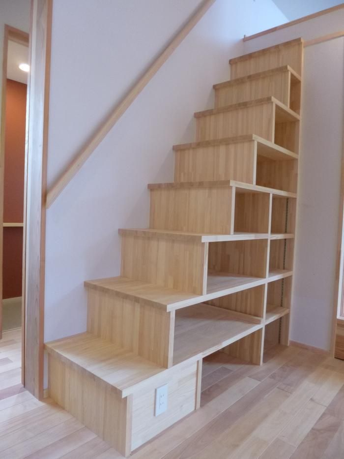 Лестницы полки фото Sưu Tầm) 49+ Mẫu Cầu Thang Nhỏ Tiết Kiệm Diện Tích Cho Nhà Ống Interior stairs, 