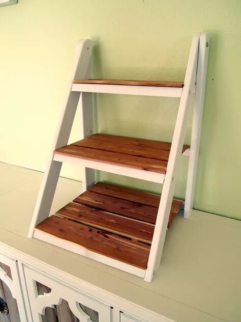 Лестницы полки фото 10 популярных идей на тему "folding ladder shelf diy" для вдохновения