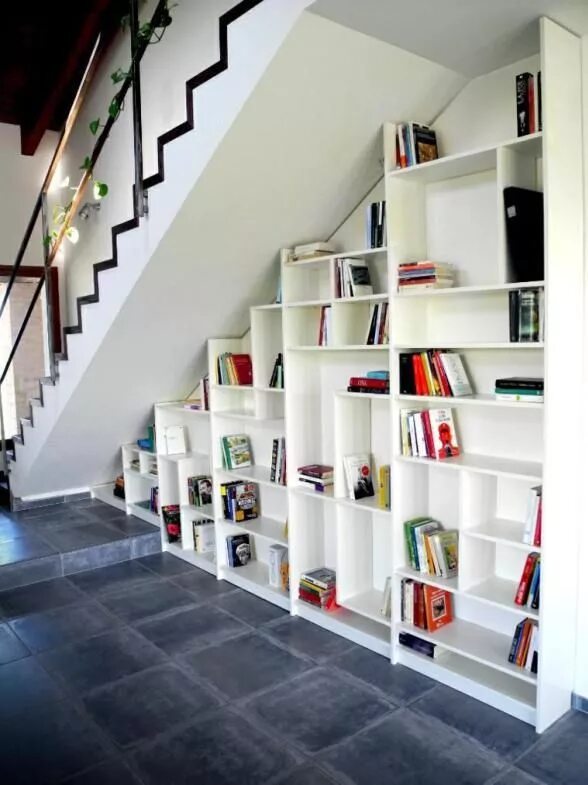 Лестницы полки фото 76 Smart Ideas for Under Stairs Storage Space - GoWritter Shelves under stairs, 