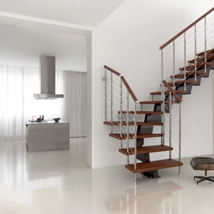 Лестницы в брянске цены и фото Модульная маршевая лестница Genius 050 - Scale Decor