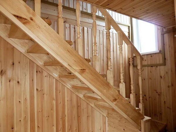 Лестницы в каркасных домах фото Изготовление Лестниц в Омске