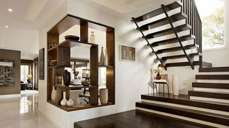 Лестницы в современном интерьере фото Escaliers en bois intérieur et extérieur–idées sur les designs Escalier design, 