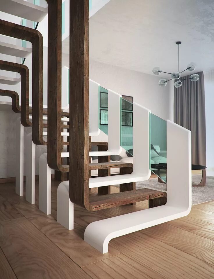 Лестницы в современном интерьере фото Pin on 1. Stairs design, Contemporary staircase, Modern house design