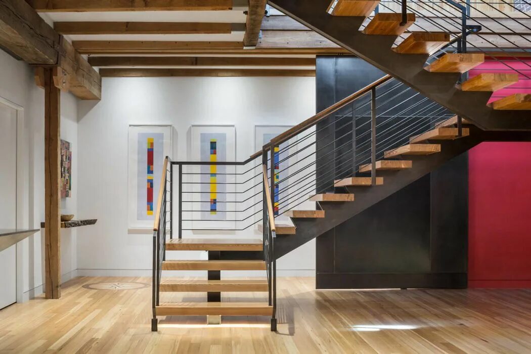 Лестницы в стиле лофт для дома Boston Waterfront Condo by FBN Construction House and home magazine, Loft spaces