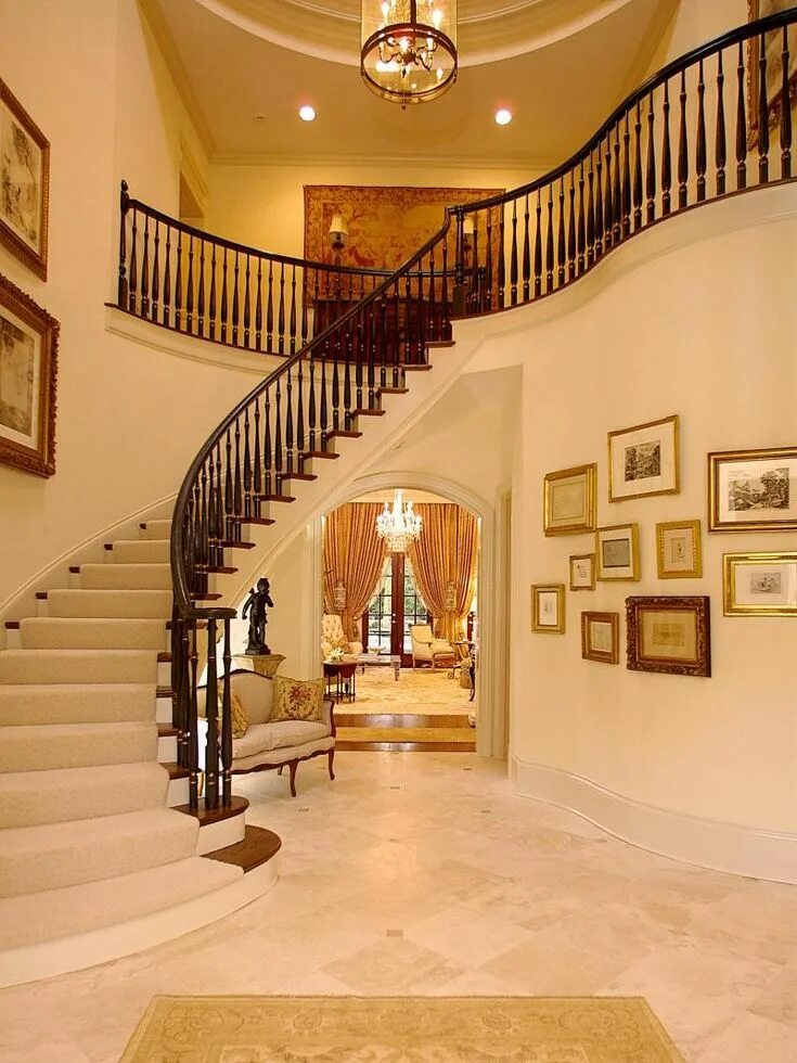 Лестницы внутри частного дома фото interior painting ideas - Bing Images Fachadas de casas coloniales, Escaleras mo